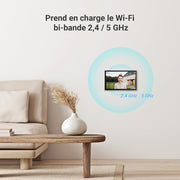 Videoportero conectado EZVIZ HP7 2K, monitor táctil de 7 pulgadas, desbloqueo remoto, 2 cables, detección de personas, opción RFID, audio bidireccional, visión nocturna, resistente al agua, WiFi de doble banda