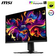 Monitor gaming MSI MAG 271QPX QD-OLED E2 de 26,5 pulgadas WQHD - Panel Quantum Dot OLED 2560 x 1440, 240 Hz / 0,03 ms, 99,1 % DCI-P3, ΔE≤2, DisplayHDR True Black 400 - DP 1.4a, HDMI 2.1, USB Type-C