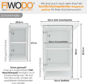 Cocina lineal FIWODO con electrodomésticos - AMPLIABLE - Cocina, cocina equipada en color: Roble Sonoma, 240 cm, con fregadero, grifería, placa, horno, campana extractora, PRODUCTO NUEVO con GARANTÍA
