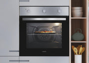 Horno empotrable CANDY FIDC X502, esmalte liso, 65 litros, multifunción, temporizador