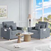Sillón cama ajustable, convertible 3 en 1, varios colores, para 1 persona