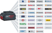 Cortabordes a batería Bosch Professional 18V System GRT 18V-33 (motor sin escobillas, diámetro de corte de 33 cm, incluye 1 correa de hombro, 1 cabezal de hilo)