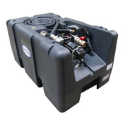 Depósito de transporte de gasóleo/GNR de 200 litros con bomba de 12 V y 40 l/min, depósito de repostaje de combustible para almacenamiento de gasóleo con estación de llenado y pistola manual (Pistola manual)
