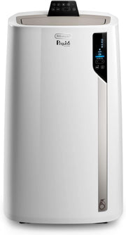 De'Longhi Pinguino PAC EL112 CST WiFi, aire acondicionado portátil con tecnología MyEcoRealFeel para habitaciones de hasta 110 m³, 11.000 BTU/h, 2,9 kW, 63 dB, función de deshumidificación, A+, control por aplicación y voz, blanco