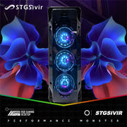 STGsivir PC Gamer Fijo, Ordenador Gaming, GeForce RTX 2060 Super 8GB GDDR6, Core i7 hasta 4.0Ghz, 32GB DDR4, 1TB SSD, WiFi 6, BT5.0, Ventilador RGB x3, Windows 11 Pro