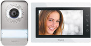 LEGRAND, Easykit Essential 367915 Kit de videoportero con conexión de 2 hilos, monitor a color de 7" y cámara gran angular 1/2, kit para vivienda unifamiliar, ampliable, fuente de alimentación empotrada en línea,