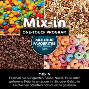 Ninja CREAMi Deluxe Heladera y máquina de bebidas heladas con 2 recipientes, 10 funciones, prepara helado, gelato, sorbete, yogur helado, batidos, granizados y más, opción de 2 sabores en 1, plateado, NC502EU