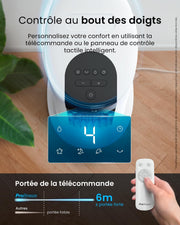 Enfriador de aire Pro Breeze OmniAir 7L 3 en 1, 7 velocidades, 3 modos, oscilante, temporizador de 10 h, climatizador portátil sin evacuación, silencioso, sin conductos, ventilador enfriador de aire