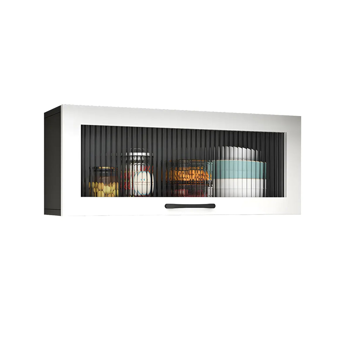 Alacenas de pared para cocina, de madera blanca
