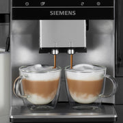Cafetera superautomática Siemens EQ900 TQ903D03, control por app, pantalla táctil intuitiva, modo barista, AromaBoost, reducción de ruido, molinillo premium, limpieza automática con vapor, 1500 W, acero inoxidable