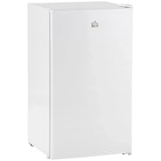 Mininevera con congelador HOMCOM de 3.2 pies cúbicos, refrigerador compacto de una puerta con termostato ajustable para dormitorio