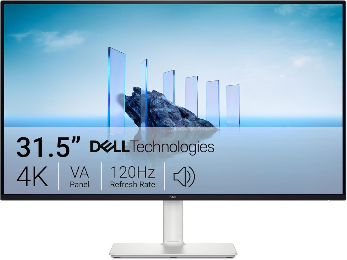 Monitor Dell 32 Plus - S3225QS, 4K UHD (3840x2160), 120Hz, VA, 4ms, AMD FreeSync Premium, 95% DCI-P3, HDR10, Ajustable en altura, Altavoces integrados, DisplayPort, 2 HDMI, Garantía de 3 años
