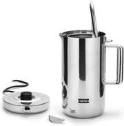 Hervidor de agua de acero inoxidable Aarke negro mate: hervidor eléctrico de 1,2 L, múltiples ajustes de temperatura, base giratoria de 360°, ebullición silenciosa, boquilla antigoteo