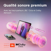Lenovo Tab Plus - Tablette Tactile 11.5 2K Full HD Dolby Atmos JBL (Mediatek G99, 8 Go de RAM, 128 Go eMMC, Android 14, WiFi+Bluetooth) - Luna Grey