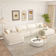 Sofá seccional modular extra grande Dyonery 158, tela de CHENILLE con asiento profundo, montaje sin herramientas
