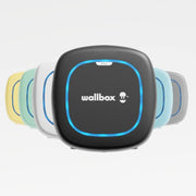 Cargador para vehículo eléctrico Wallbox Pulsar Max (7,4 kW, Tipo 2, Wi-Fi, Bluetooth, OCPP, interior/exterior, protección de puesta a tierra, cable de 5 metros, diseño de fácil instalación) Negro