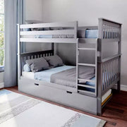 Litera matrimonial sobre matrimonial Max & Lily con cama nido