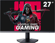 Monitor Gaming KOORUI de 27 pulgadas, 240Hz, FHD, 1ms, Adaptive Sync (1920 x 1080p, DCI-P3 90%, SRGB 100%, HDMI, DisplayPort, VESA 75x75)