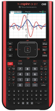 Calculadora gráfica Texas Instruments Nspire CX II T CAS, 800 funciones, pantalla a color, visualización 3D, CAS, 90 MB de memoria, batería recargable, STEM