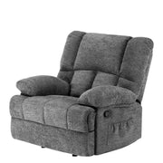 Sillón reclinable mecedor extragrande MAYEERTY Limestone para sala de estar de adultos