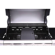Barbacoa de gas Bingo 5 - 5 quemadores, incluido 1 lateral - 15,2 kW + Funda protectora - Negro
