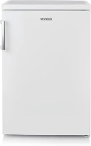 SEVERIN Frigorífico de mesa, Mininevera de libre instalación, Frigorífico compacto de 56 cm de ancho, Volumen: 120 litros, Clase C, 87 kWh/año, 37 dB, Blanco, TKS 8847