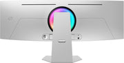 Monitor Samsung Odyssey OLED G9 240Hz, antirreflejo, 0.03ms, panel OLED 1800R, resolución 5120 x 1440, 1 000 000:1, 32:9, compatible con G-Sync, Smart, HDMI, DisplayPort, base ajustable