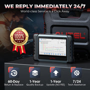 Escáner de diagnóstico automotriz Autel MaxiCOM MK808S, control bidireccional 2025, igual que MX808S MK808BTPro, funciona como MK900, prueba activa, más de 28 servicios, diagnóstico de todos los sistemas, codificación de inyectores, OS11