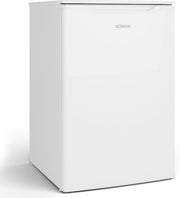 Congelador Bomann® 87 L | Congelador pequeño con rango de temperatura ≤ -18 °C | 3 cajones | Congelador con bisagra de puerta reversible | Congelador pequeño GS 7253 blanco