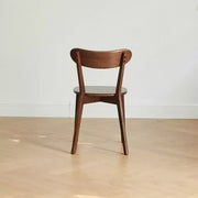 MAYEERTY Juego de 4 sillas de comedor de madera maciza de roble, sillas de madera para cocina, comedor y sala de estar