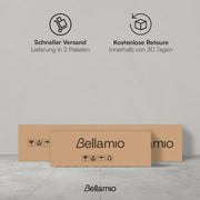 Armario escobero Bellamio Apol - Armario multiusos con aspecto de roble - Armario despensa con compartimento para aspiradora - Armario de limpieza de madera - Mueble de pasillo con almacenaje - Armario para el hogar - Armario multiusos 176x33x60 cm