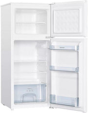 Frigorífico de dos puertas Infiniton FG-151D12BEV, 151 litros, 122 cm de altura, 50 cm de ancho, cíclico, luz LED interior, altura regulable, clase E, blanco