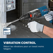 Martillo perforador Bosch Professional GBH 2-28 F (potencia 880 W, diámetro máx. de perforación en hormigón: 28 mm, con set de 6 piezas de perforación-cincelado, SDS plus, L-Case)