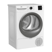Secadora con bomba de calor Beko BM3T38210W1 8 kg, apta para alérgicos, secado higiénico, 15 programas, exprés, clase energética E