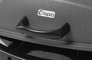 Barbacoa de gas de sobremesa tepro Abington (pequeña), 1 quemador con máx. 3,2 kW de potencia, encendido piezoeléctrico, termómetro, dimensiones aprox. 102 x 46,2 x 38 cm, antracita / negro