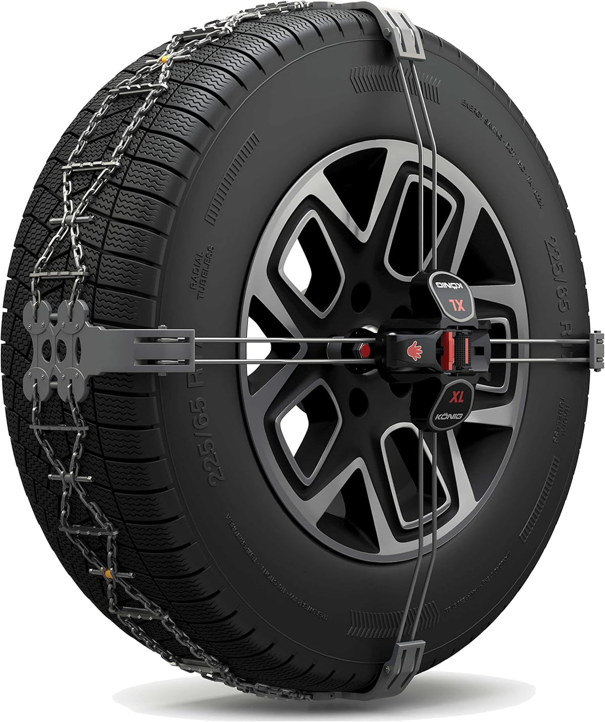 KÖNIG K-SUMMIT XL K56 - Cadenas de nieve, juego de 2