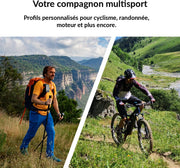 TwoNav Terra (64 GB) + Mapa completo de Francia IGN Top25 instalado, GPS deportivo con pantalla grande de 3,7 pulgadas para montaña, senderismo, BTT, ciclismo
