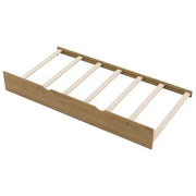Estructura de cama individual con nido y barandilla, cama de plataforma de perfil bajo con escaleras para niños y niñas