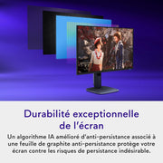 Monitor gaming Alienware 27 - AW2725Q, 4K UHD (3840x2160), 240Hz, QD OLED, 0.03ms, compatible con NVIDIA G-Sync, AMD FreeSync Premium Pro, HDR True Black 400, Dolby Vision, USB-C, 3 años de garantía