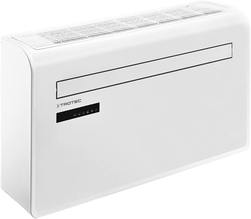 TROTEC Aire acondicionado de pared PAC-W 2650 SH | Climatización 4 en 1: refrigerador, calefactor, ventilador, deshumidificador | con integración WLAN y control mediante smartphone
