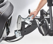 Portabicicletas para 4 bicicletas sobre enganche, abatible Premium Mottez, acero