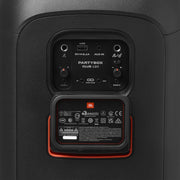 JBL Partybox Stage 120 en negro: altavoz Bluetooth portátil con sonido JBL Pro, espectáculo de luces, refuerzo de sonido con IA y asa telescópica: 12 h de autonomía