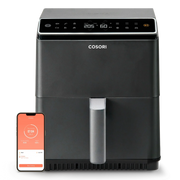 Freidora de aire inteligente Cosori Dual Blaze de 6.4 L – Gris oscuro