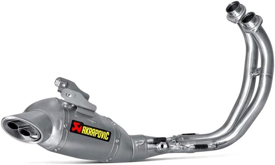 Sistema de escape Akrapovič Racing de acero y titanio para MT-07/FZ-07 14 Talla única
