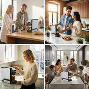Cafetera de cápsulas multifunción 5 en 1 para Nespresso Original/para Dolce Gusto/A MODO MIO/ESE (44 mm) y café premolido, 7 ajustes de flujo de agua (ST-550)