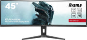 MONITOR IIYAMA 44,5" G-Master Red Eagle, curvo 5K, 5120x1440 @165Hz, 0.8ms, 450cd/m², 3000:1, Altavoces, DP/HDMI/USB-C, HUB USB, VESA, KVM, Docking USB-C, ajustable en altura, i-Style Colour