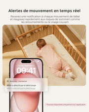 Monitor de bebé WiFi Momcozy
