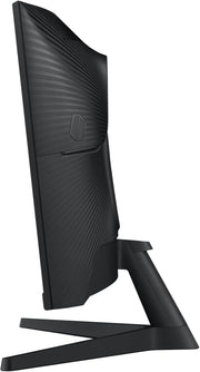 Monitor Samsung Odyssey G55C de 32", 165 Hz, 1 ms, panel VA curvo 1000R, QHD: 2560x1440, 2500:1, HDR10, AMD FreeSync, Auto Source Switch+, soporte ajustable, DisplayPort, HDMI