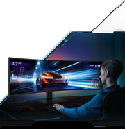 Monitor Samsung Odyssey G9 49'' 240Hz, 1ms, panel VA curvo 1000R, resolución DWQHD: 5120x1440, 2500:1, AMD FreeSync Premium Pro, Auto Source Switch+, HDR1000 y HDR10, soporte ajustable, DisplayPort