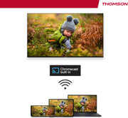 THOMSON Smart TV QLED 65 pulgadas (164 cm) Android, Google Assistant, Wi-Fi, Dolby Digital, Bluetooth, triple sintonizador (cable/satélite/antena), HDMI, CI+, panel A+ – 65QA2S13